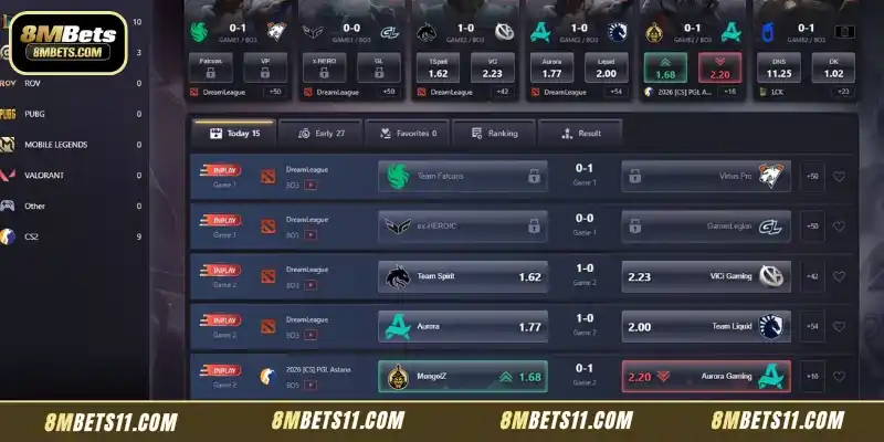 Advantages of AE Sports at 8MBets