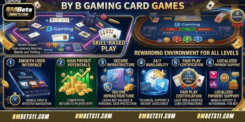 Advantages offered by B Gaming card games