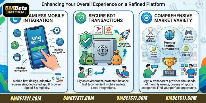Advantages of Saba Sports at 8MBets