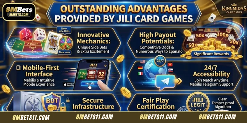 Advantages of the JILI card game