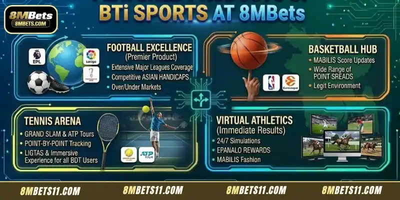 Featured Products Of BTi Sports At 8MBets