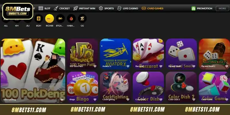 Overview of Rich88 Card Games